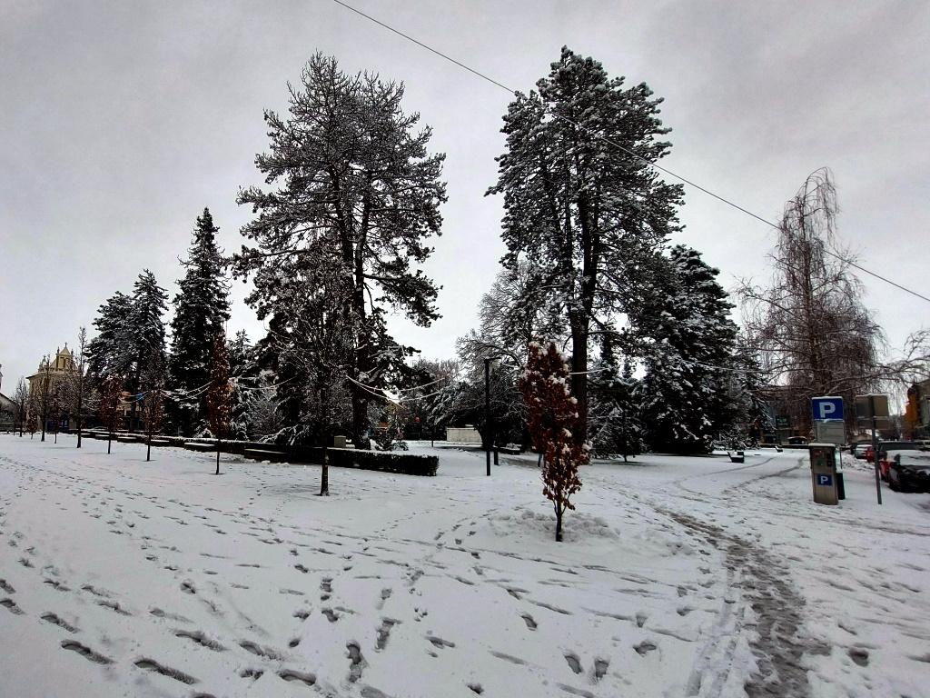 Sneg v Murski Soboti