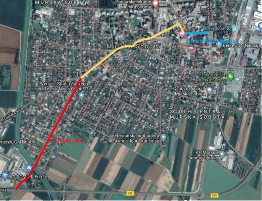 Zvezna kolesarska povezava Kroška ulica – Ulica arhitekta Novaka