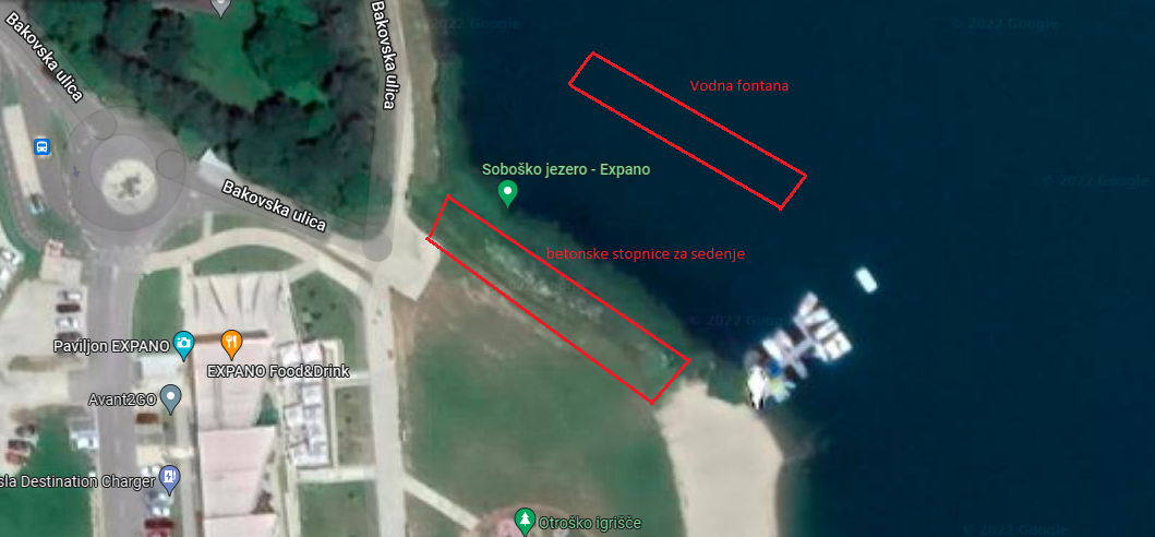 Postavitev plesoče vodne fontane na Expanu - predlog Participativni proračun 2023