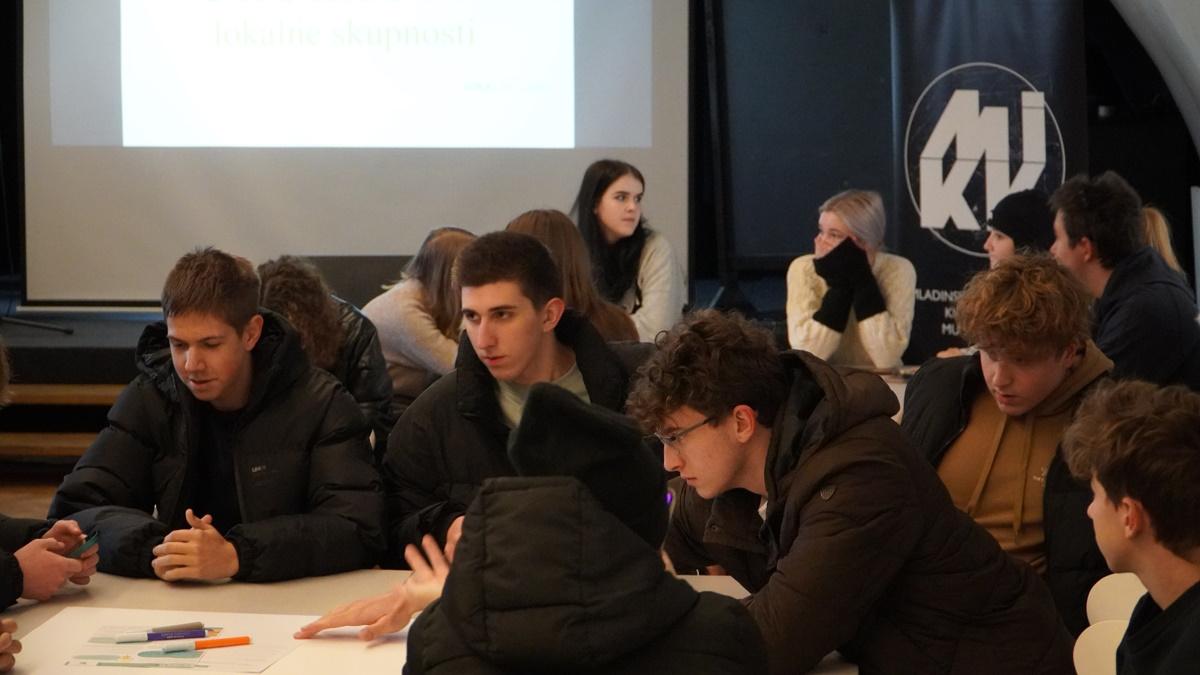Slika z delavnice mladokracija - participativni proračun 2022