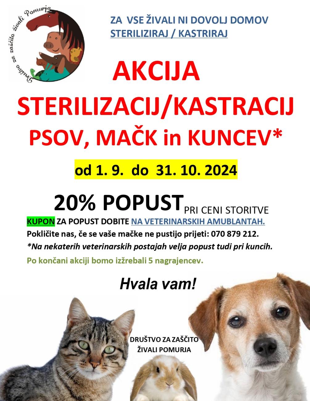 Jesenska akcija sterilizacij 2024