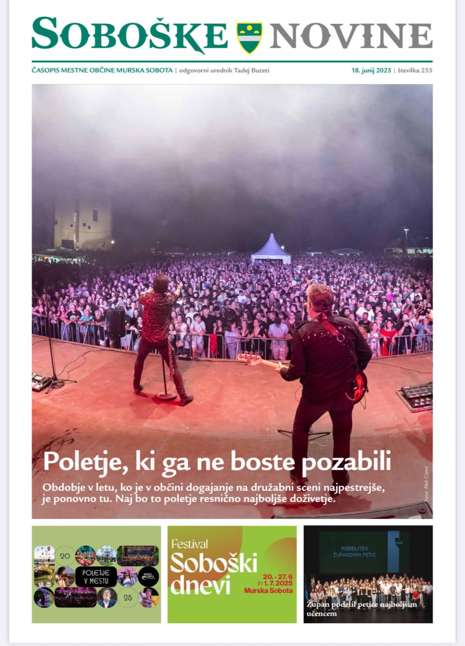 Naslovnica junij 2025