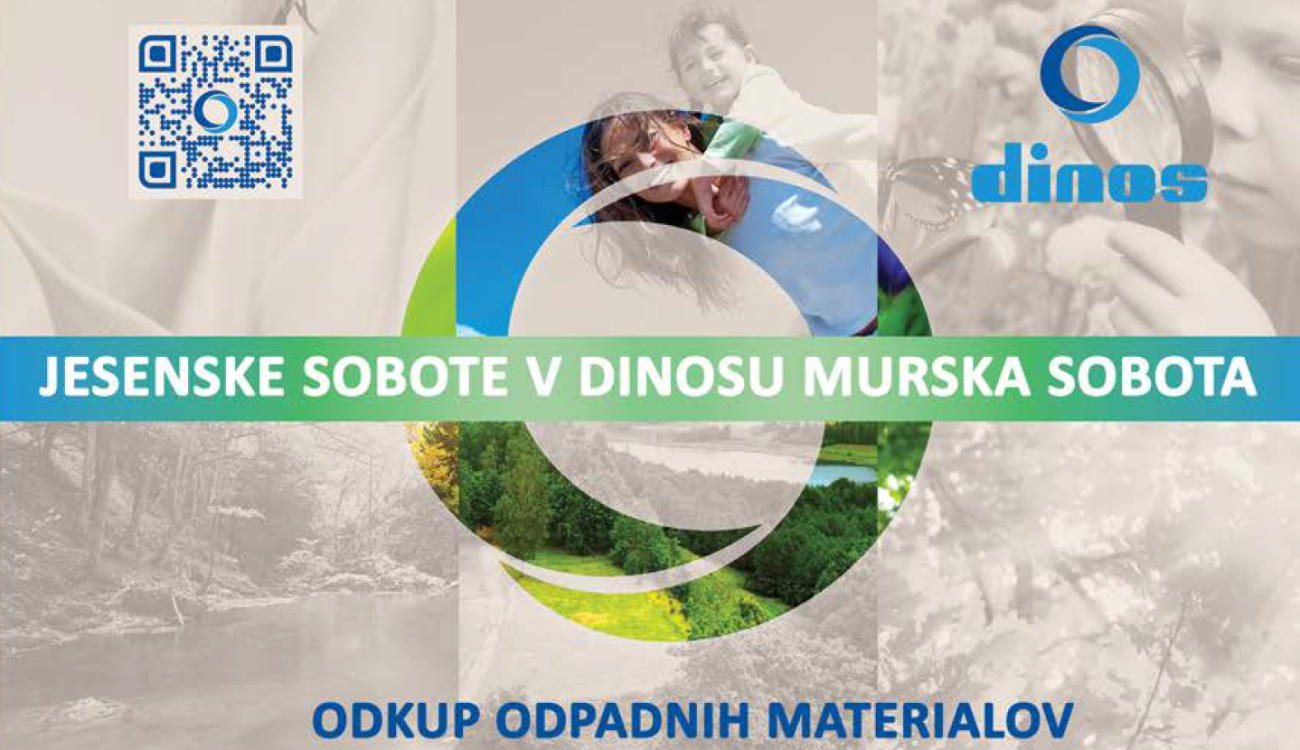 Jesenske sobote v Dinosu Murska Sobota (plakat) - odkup odpadnih materialov