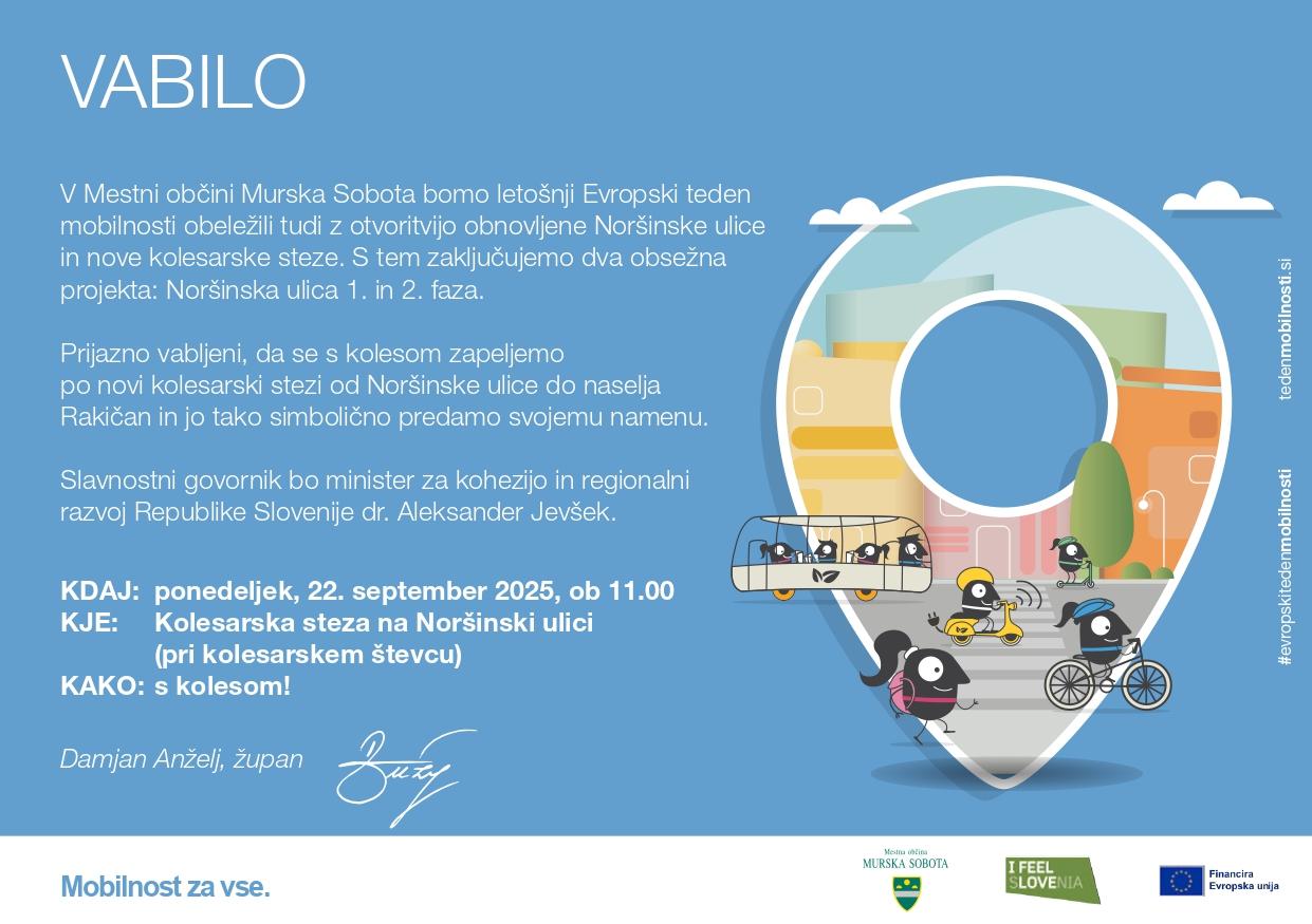 Vabilo Noršinska ulica