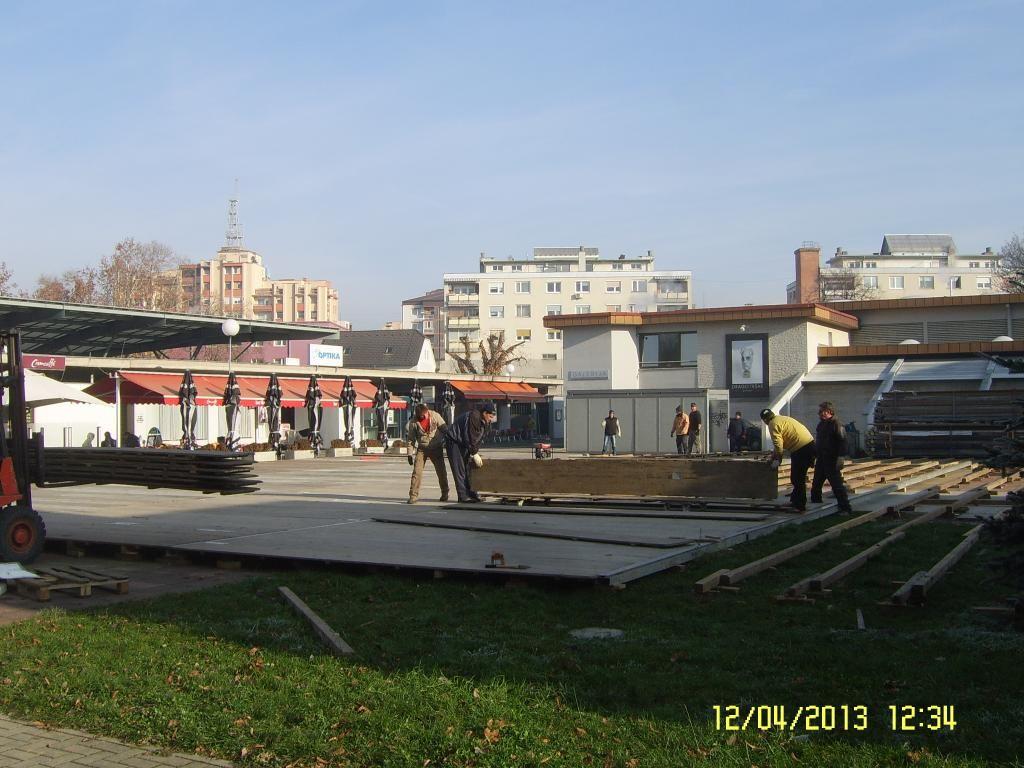 Postavljanje drsališča
